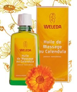 Massage oil Calendula, 100 ml