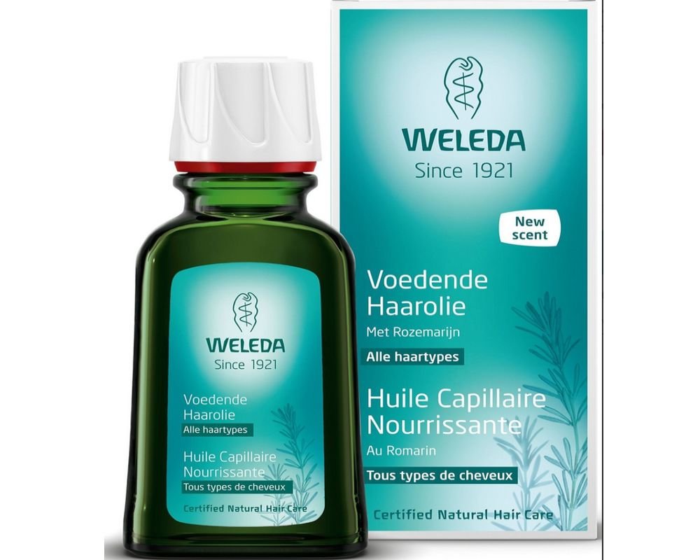 Cheveux: Huile capillaire nourrissante au romarin (50ml) - Weleda