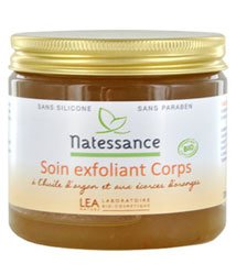 Soin exfoliant corps à l'huile d'argan BIO, 200 ml