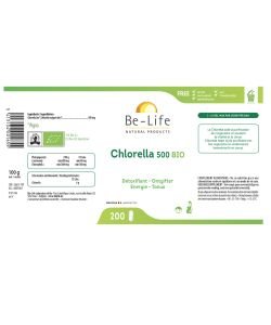 Chlorella 500 - DLUO 07/24 BIO, 200 tablettes