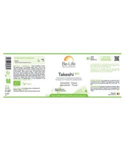 Takeshi - DLUO 09/25 BIO, 50 gélules