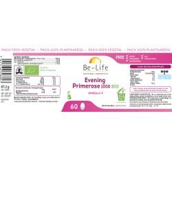 Evening Primerose 1000 (omega 6-9) - DLUO 09/25 BIO, 60 capsules