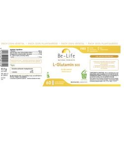 L-Glutamin 800 - DLUO 09/25, 60 gélules