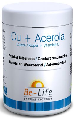 Cu + Acérola, 60 gélules