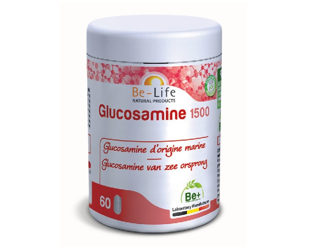 Glucosamine 1500 Complément alimentaire belife 60 gel.