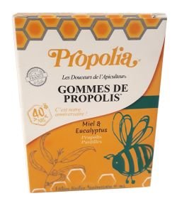 Gommes de propolis miel-eucalyptus, 45 g