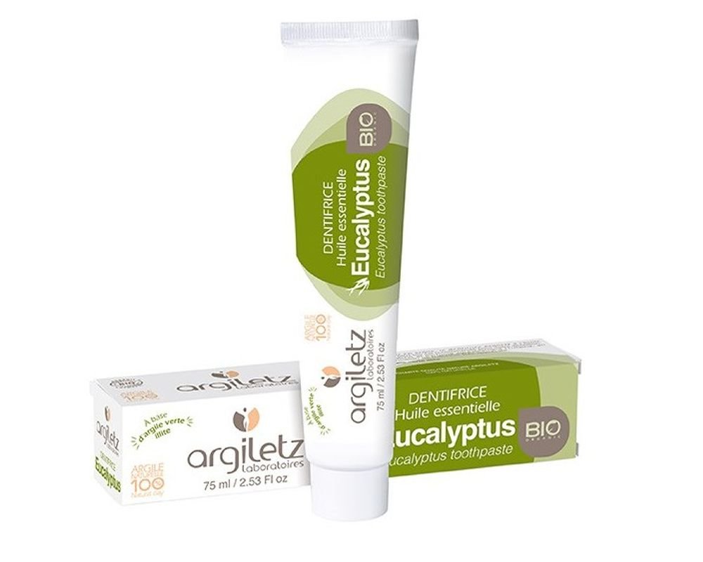 Dental Care Toothpaste with organic eucalyptus 75ml Argiletz.