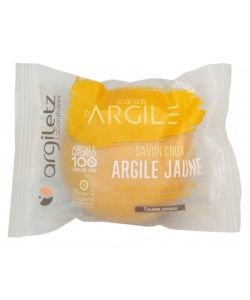 Savon doux Argile jaune & parfum miel BIO, 100 g