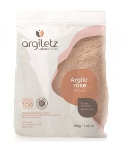 Ultra-ventilated pink clay powder, 200 g