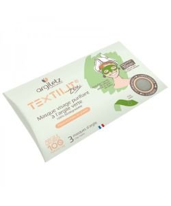 Face mask with green clay, 3 parts