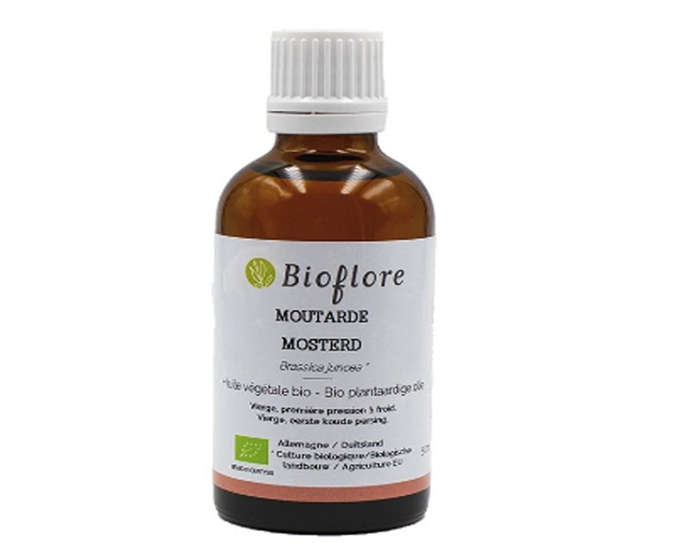 Huile végétale de Moutarde bio - Bioflore - 50ml Huile végétale de Moutarde bio - Bioflore - 50ml
