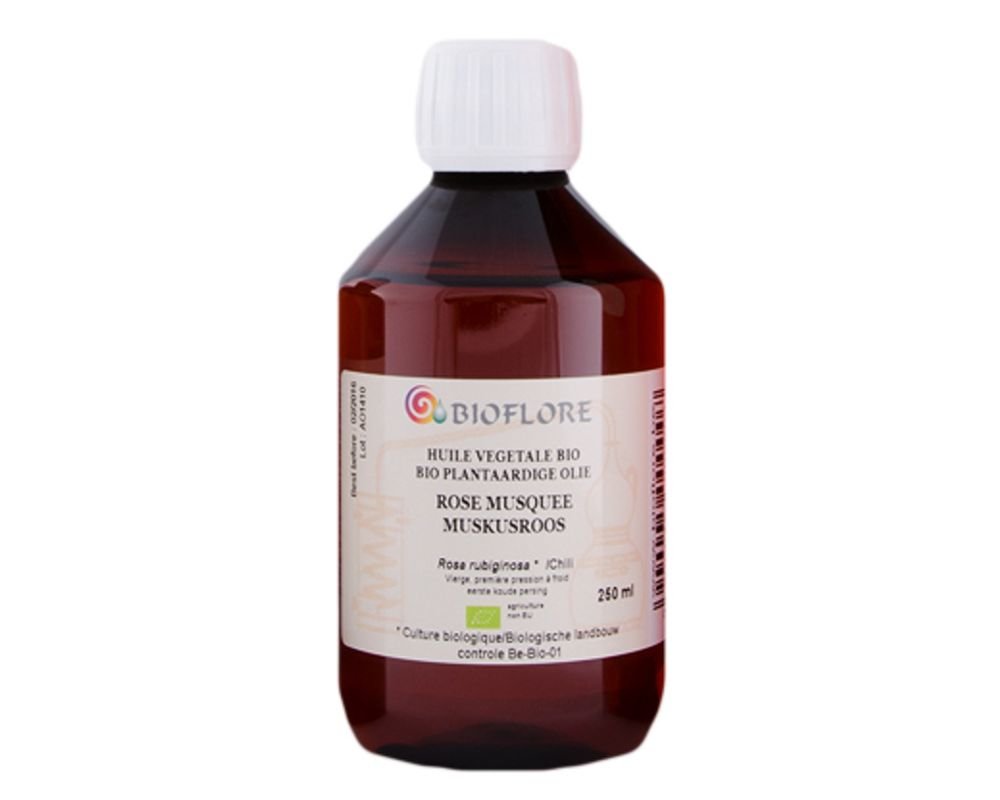 Huile De Rose Musquée Sauvage Bio 100% Pure - Pressée à Froid, Multi-Usages