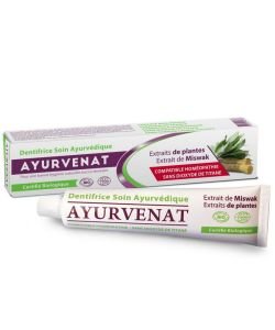 Dentifrice Ayurvédique au Miswak - Ayurvénat BIO, 75 ml