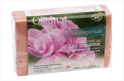 Savon au lait d'Anesse & Rose impériale BIO, 100 g