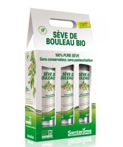 Box Organic Sap of birch WITHOUT ALCOHOL BIO, 3 x 500 ml