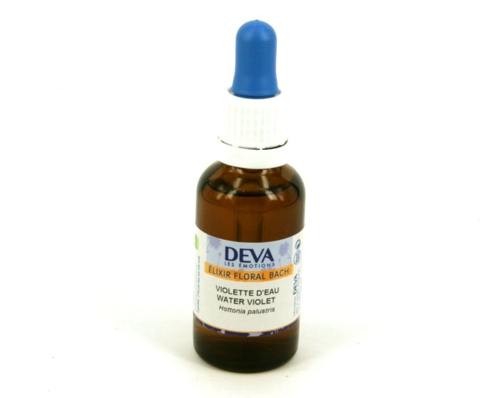 Fleurs De Bach Violette D'Eau (Water Violet) DEVA - 15 Ml - Neuf - France