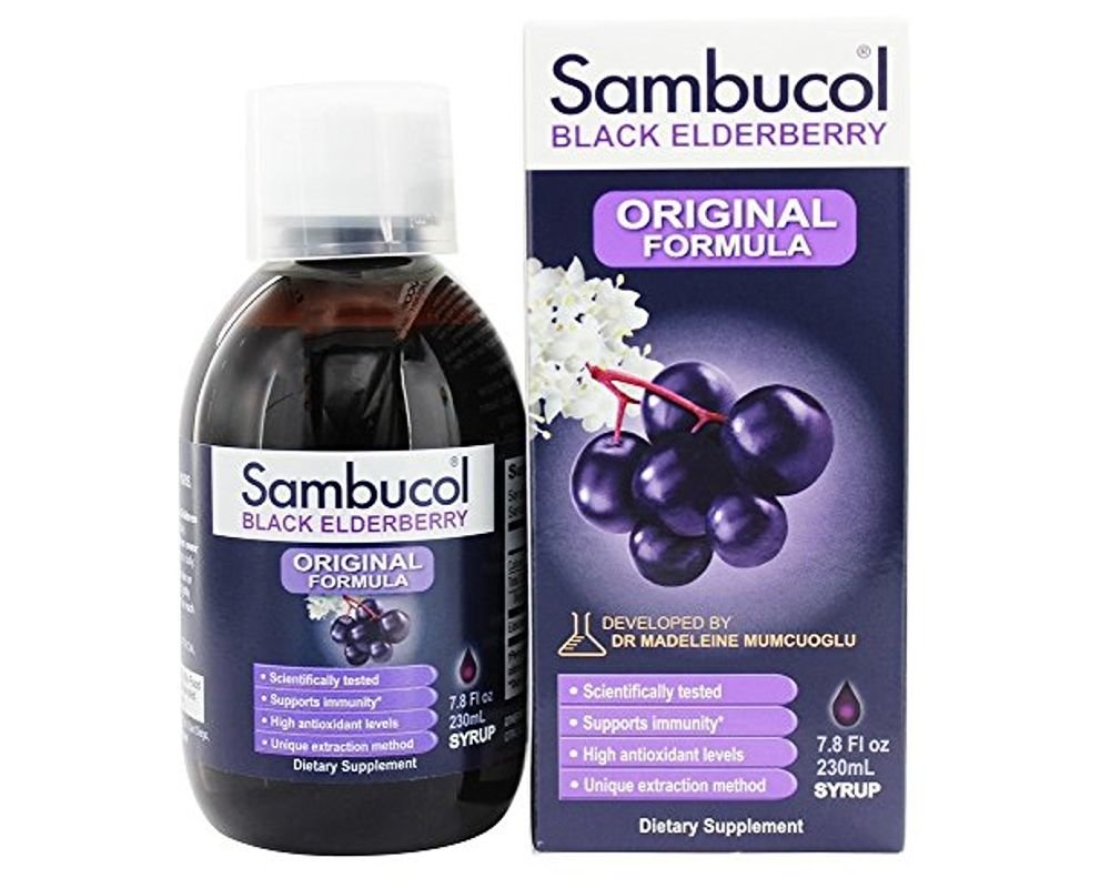Sambucol 230ml: elderberry syrup to the immune system.