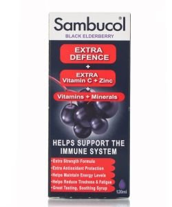 Sambucol Extra Defence - Multivitamines et Minéraux, 120 ml