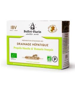 Préparation Dynamisée - Drainage Hépatique  - DLUO 01/26 BIO, 10 ampoules