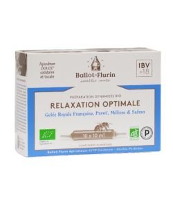 Préparation Dynamisée - Relaxation optimale - DLUO 12/2025 BIO, 10 ampoules