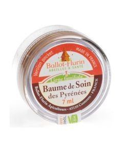 Baume de soin des Pyrénées - version pocket BIO, 7 ml