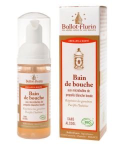 Bain de bouche aux microbulles de propolis