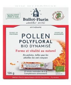 Pollen polyfloral dynamisé BIO, 210 g