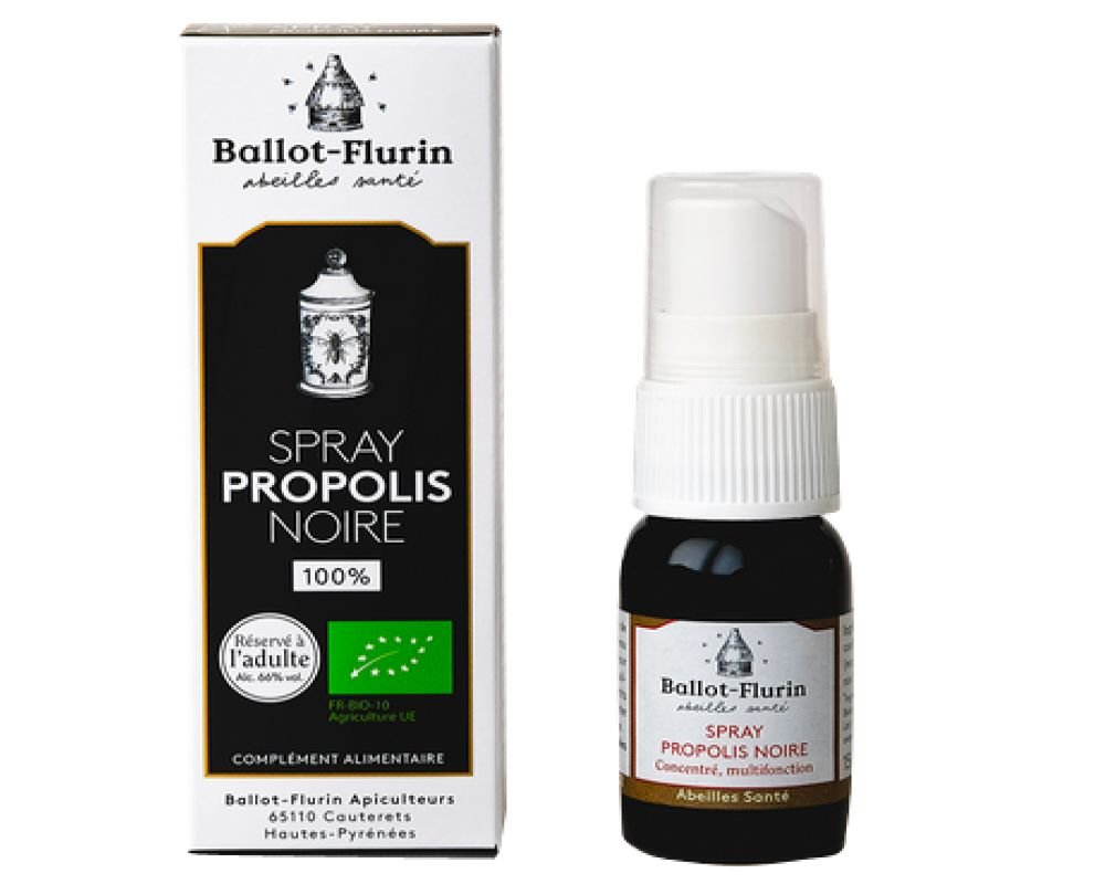 Spray Propolis Noire française - Bio - 5ml - Ballot-Flurin