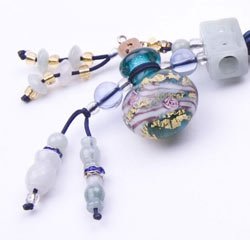 Collier aromathérapique Bleu, pièce