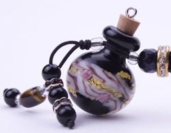 Collier aromathérapique Noir Finesse, pièce