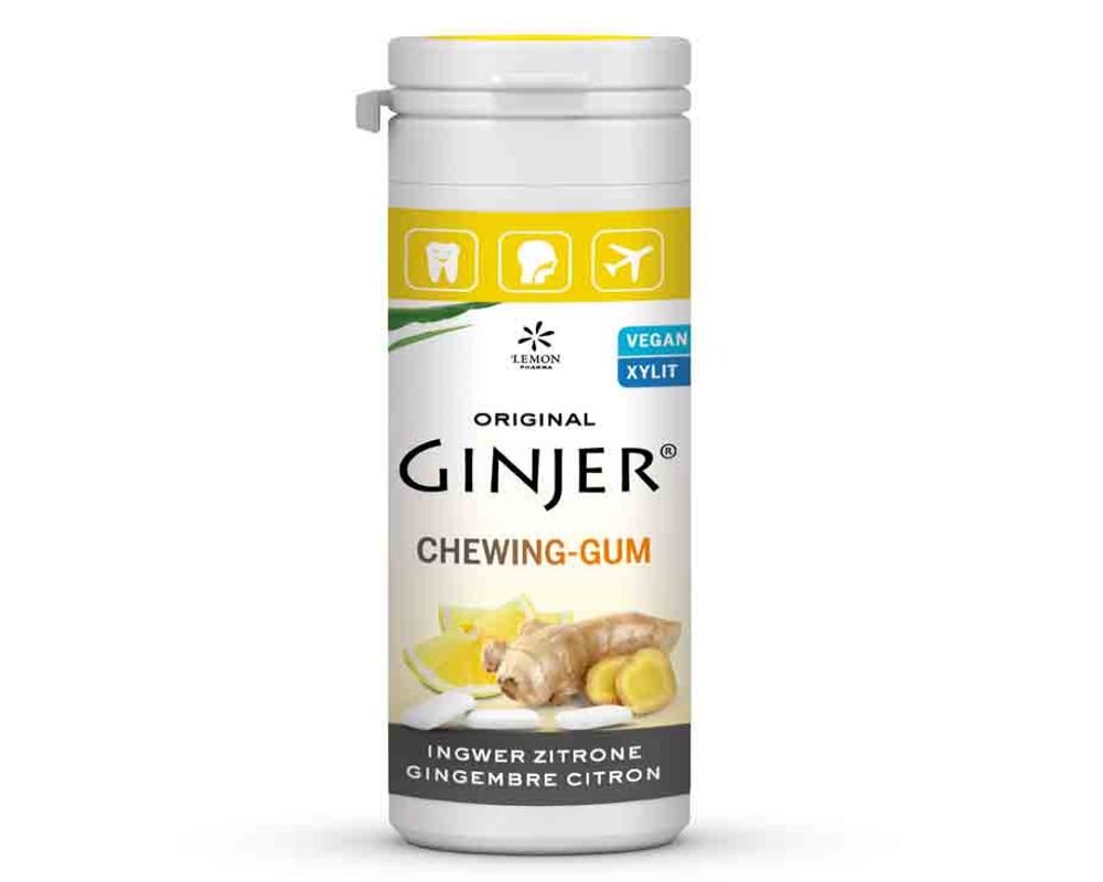 Chewinggums Ginjer Citron Lemon Pharma 30g