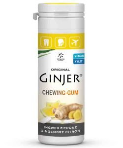 Ginjer chewing gum - Lemon, 30 g
