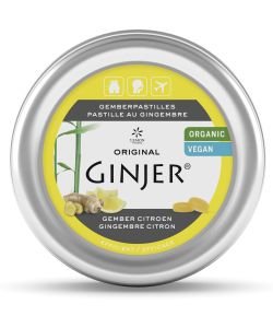 Ginjer Pastilles - Lemon BIO, 40 g
