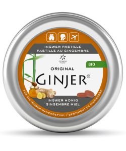 Pastilles Ginjer - Miel BIO, 40 g