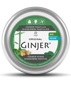 Pastilles Ginjer - Menthe BIO, 40 g