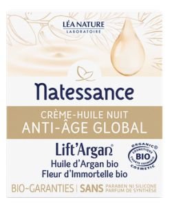 Anti-âge Global - Crème huile de Nuit BIO, 50 ml