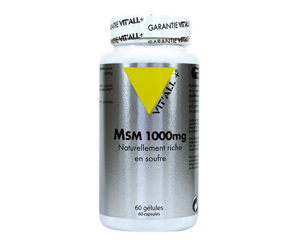 MSM MethylSulfonylMethane 60 gélules Vit'All+