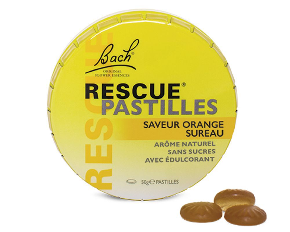 Rescue pastilles natural orange Original Bach Flowers Essences 50g