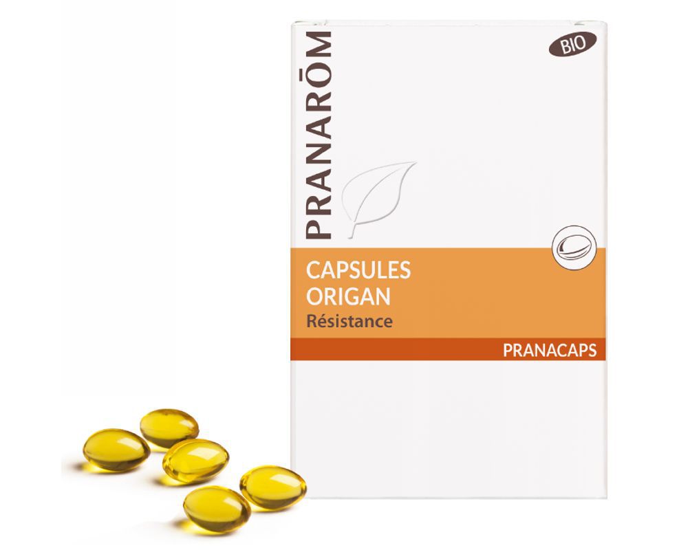 Oregano 30 capsules organic Pranarôm.