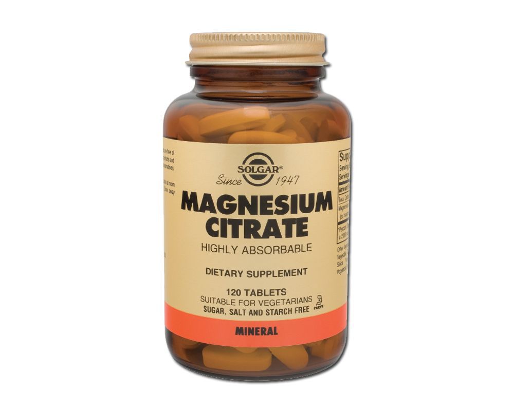Magnésium Citrate Solgar 120 comprimés