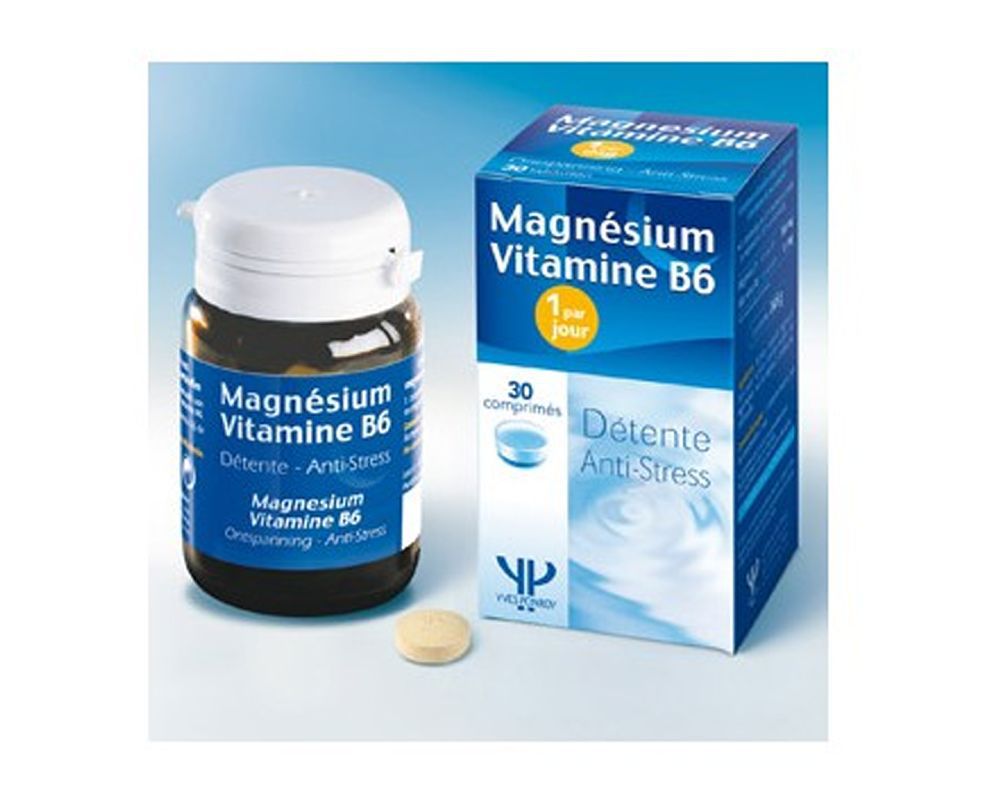 Magnésium + Vitamine B6 Détente Yves Ponroy 30 comprimés