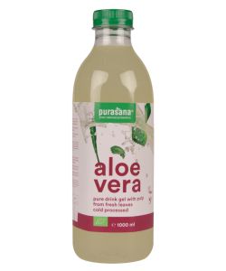 Organic Aloe Vera Gel to Drink - Digestion and Immunity - Purasana - 1 L