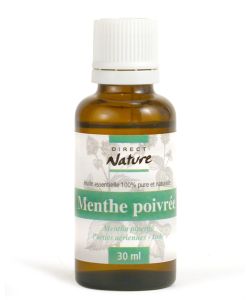 HUILE ESSENTIELLE DE MENTHE POIVREE BIO, 30 Ml | Oh Lou Lou! | 100% Organic Cosmetics | Handmade & Zero Waste